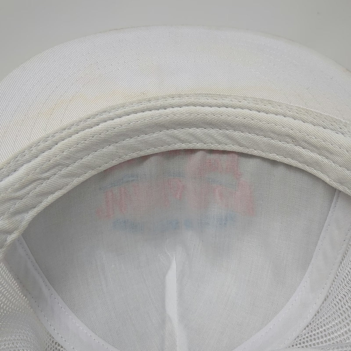 Whiskey Bent Trucker Hat White One Size Mesh Back Rope Snapback Flat Texas Logo