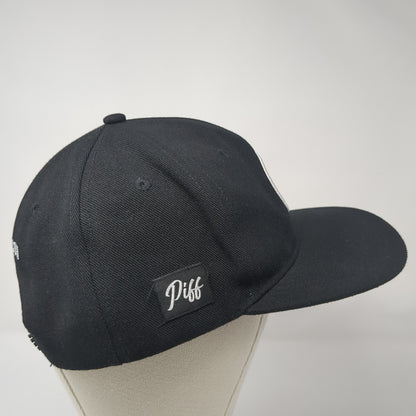 Piff Stixs Snapback Hat Black One Size Adjustable Embroidered 6 Panel