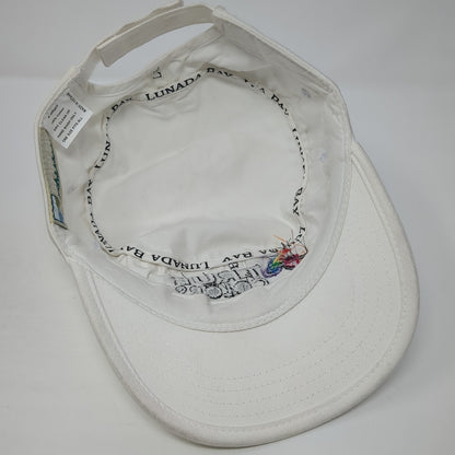 True Colors Cadet Army Cap White One Size Adjustable Embroidered Lunada Bay