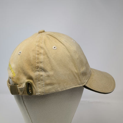 Nikon Baseball Cap Beige One Size Slideback Embroidered Logo Sport Optics Hat