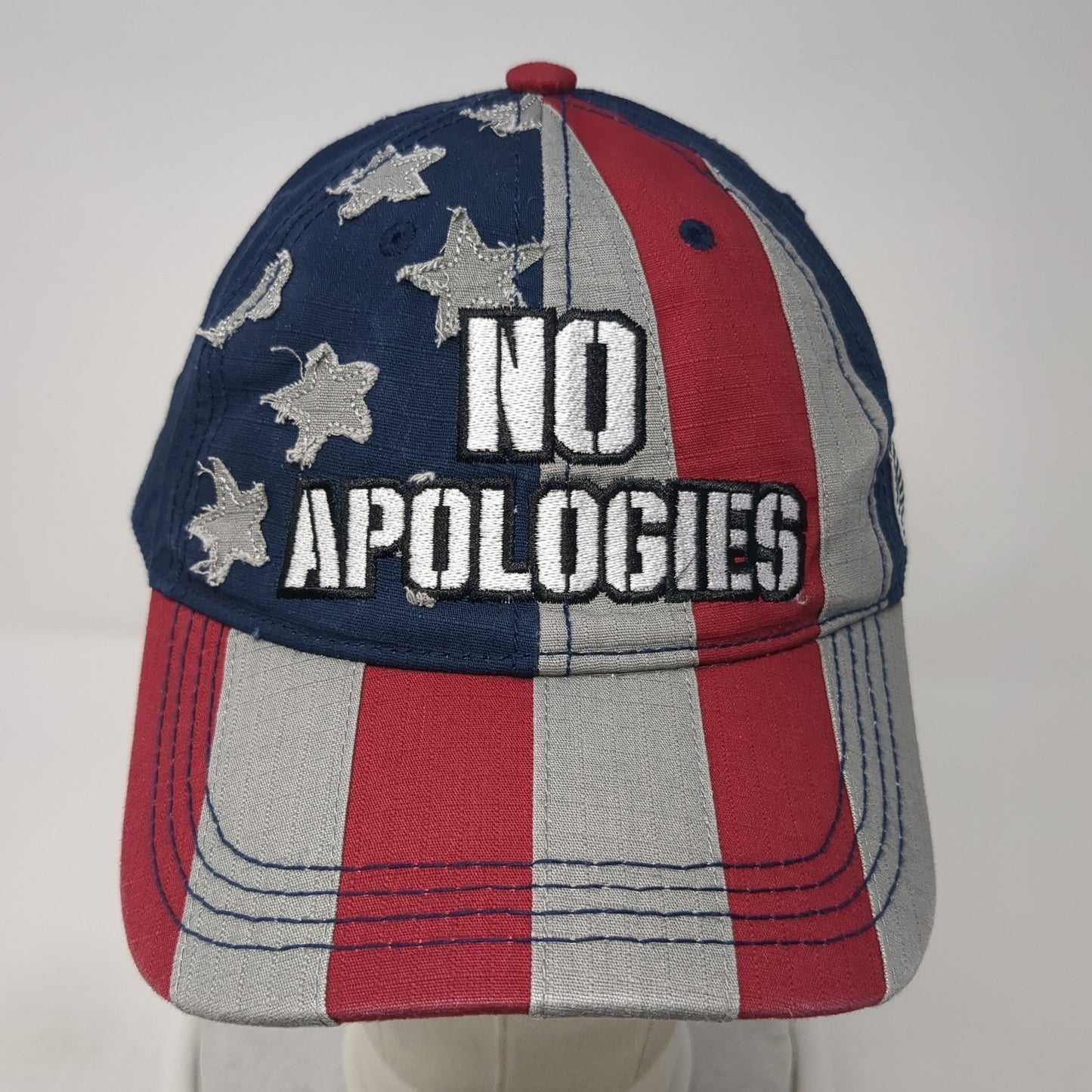 No Apologies Starpback Baseball Cap Multicolor One Size Adjustable Patriotic