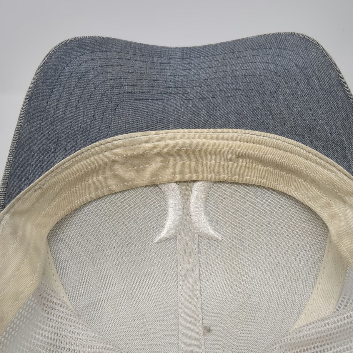 Hurley Trucker Hat Gray White One Size Mesh Snapback Logo Embroidered Surf Cap