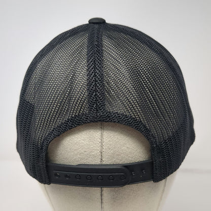 Sport-Tek Trucker Hat Black Gray One Size Camo Mesh Amsco Windows Patch Snapback