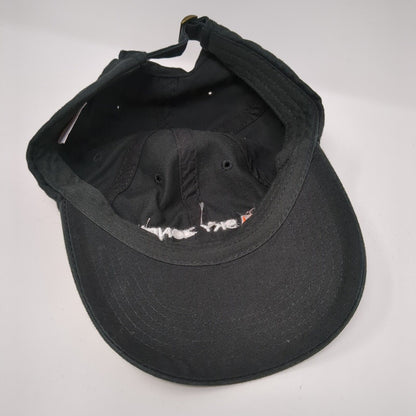 Sky Zone Slideback Hat Black One Size Embroidered Adjustable 6 Panel