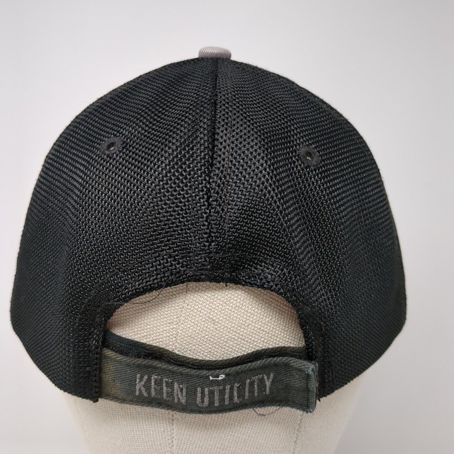 Keen Utility Strapback Trucker Hat Gray One Size Adjustable Mesh Back 6 Panel
