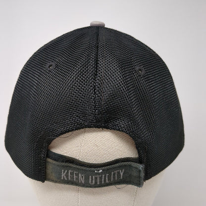 Keen Utility Strapback Trucker Hat Gray One Size Adjustable Mesh Back 6 Panel