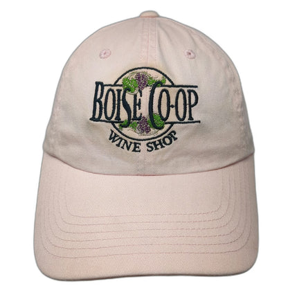 Port Authority Boise Co-op Wine Shop Hat Pink One Size Baseball Cap Slideback
