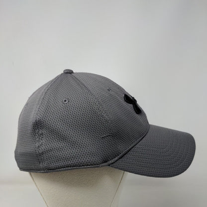 Under Armour Fitted Golf Hat Gray Large/XL Embroidered Logo Vent Holes