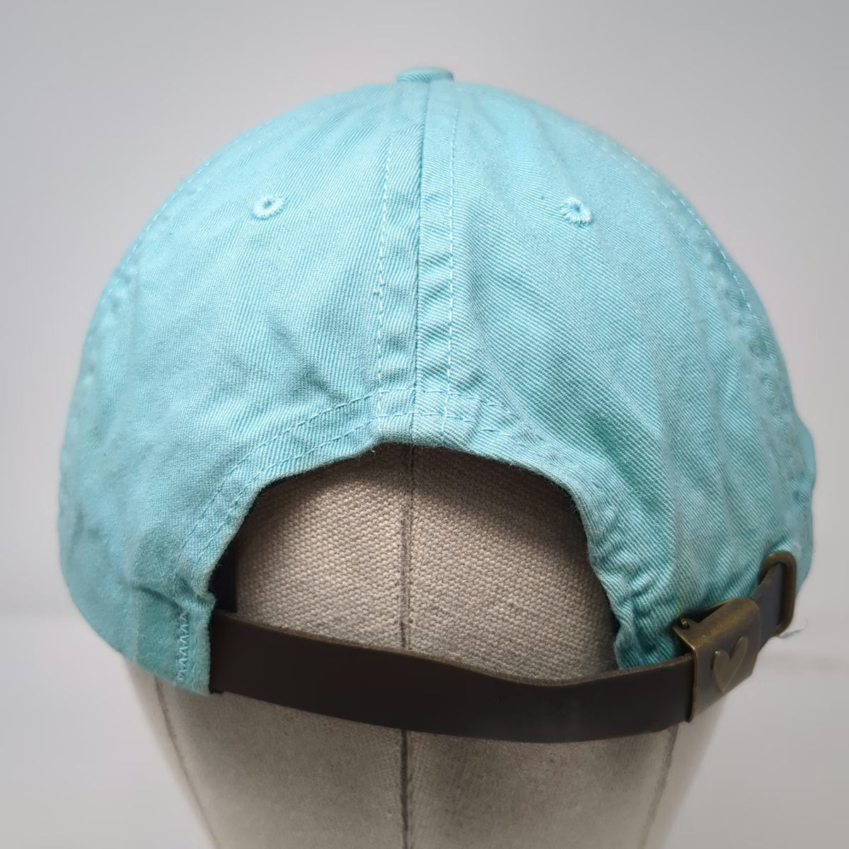 Love Your Melon Baseball Cap Blue One Size Made in USA Slideback Heart Logo Hat