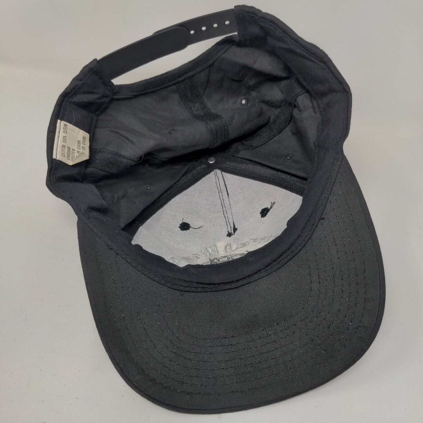 171 Airfield Engineer Flight Snapback Hat Black One Size Embroidered Cotton