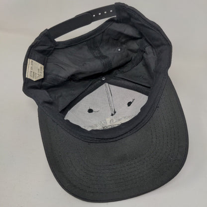171 Airfield Engineer Flight Snapback Hat Black One Size Embroidered Cotton