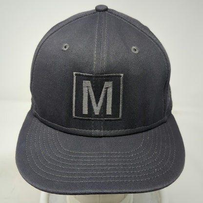 New Era Snapback Gray One Size Hat Method Studio M Logo 9FIFTY Structured Cotton