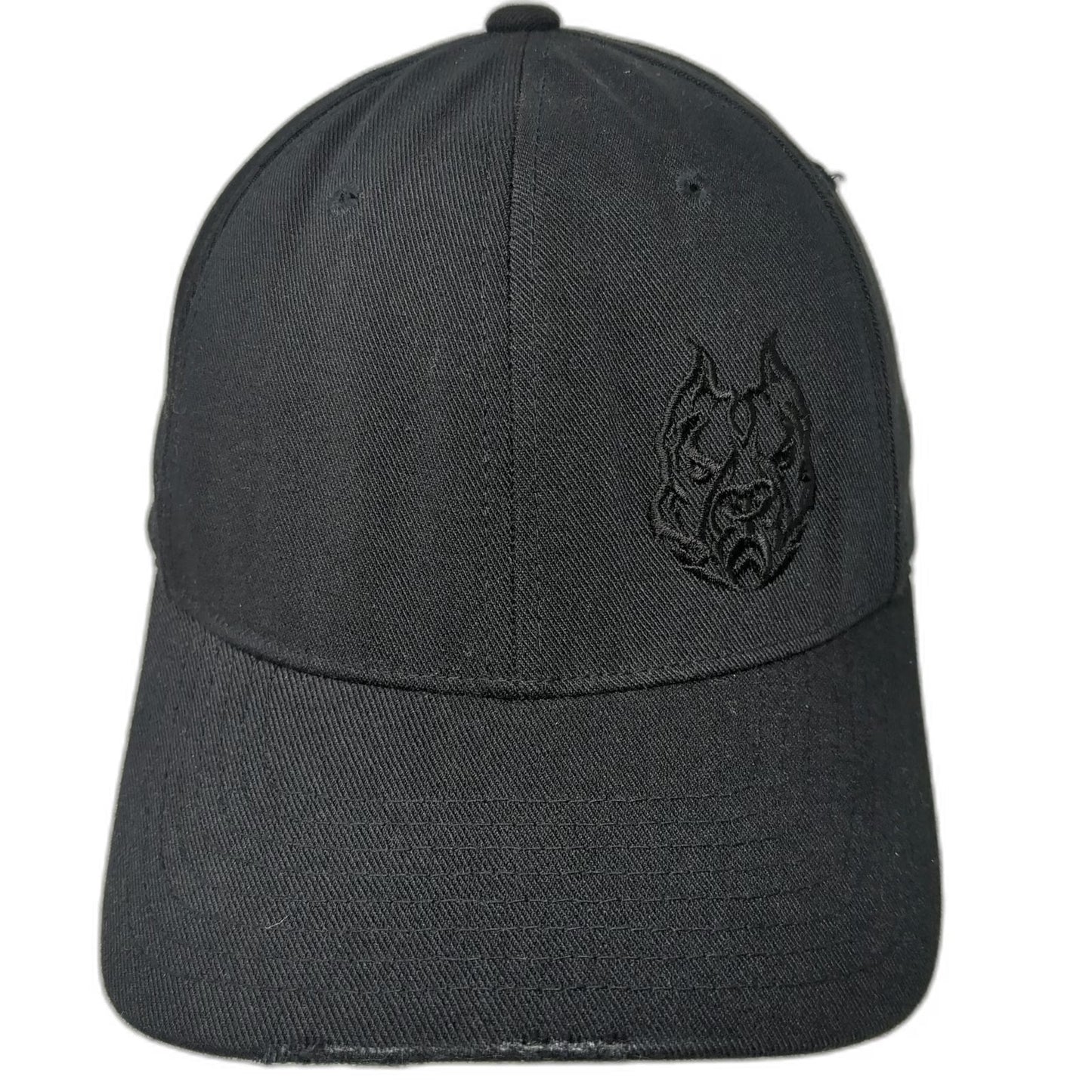 Flexfit Baseball Cap Black M Sinister Diesel Pitbull Tonal Hat Poly Spandex