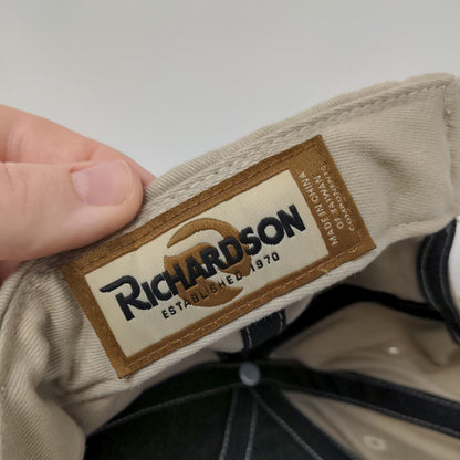 The Amateur Strapback Hat Tan One Size Solid Embroidered Richardson
