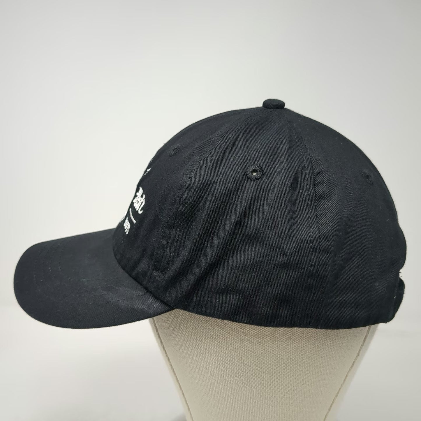 Animebae Baseball Cap Black One Size Hat Sad Boys Japanese Embroidered Slideback