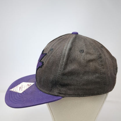 Pokemon Gengar Gray 5 Panel Hat One Size Purple Snapback Character Graphic