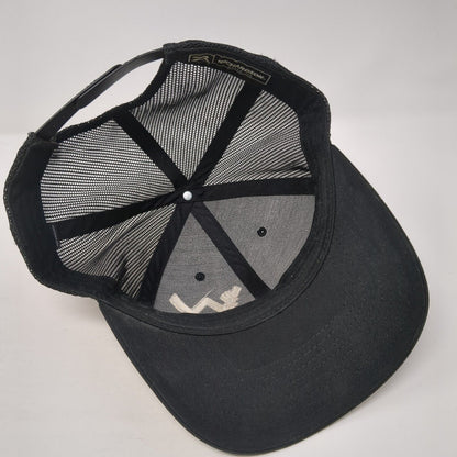 Whiting Fitness Snapback Trucker Hat Black One Size Mesh Back 6 Panel