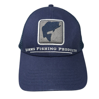 Simms Fishing Products Snapback Mesh Back Trucker Hat Blue One Size