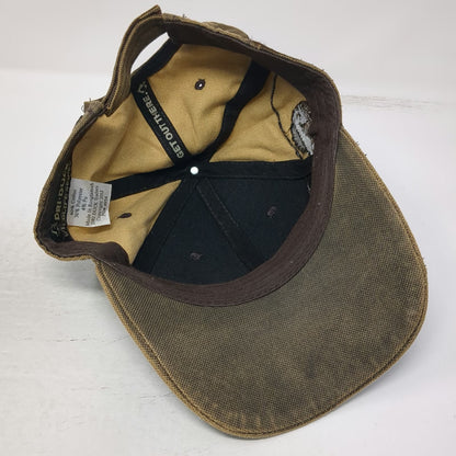 DRI DUCK Vega Baseball Cap Brown One Size Distressed Fish Wildlife Strapback Hat