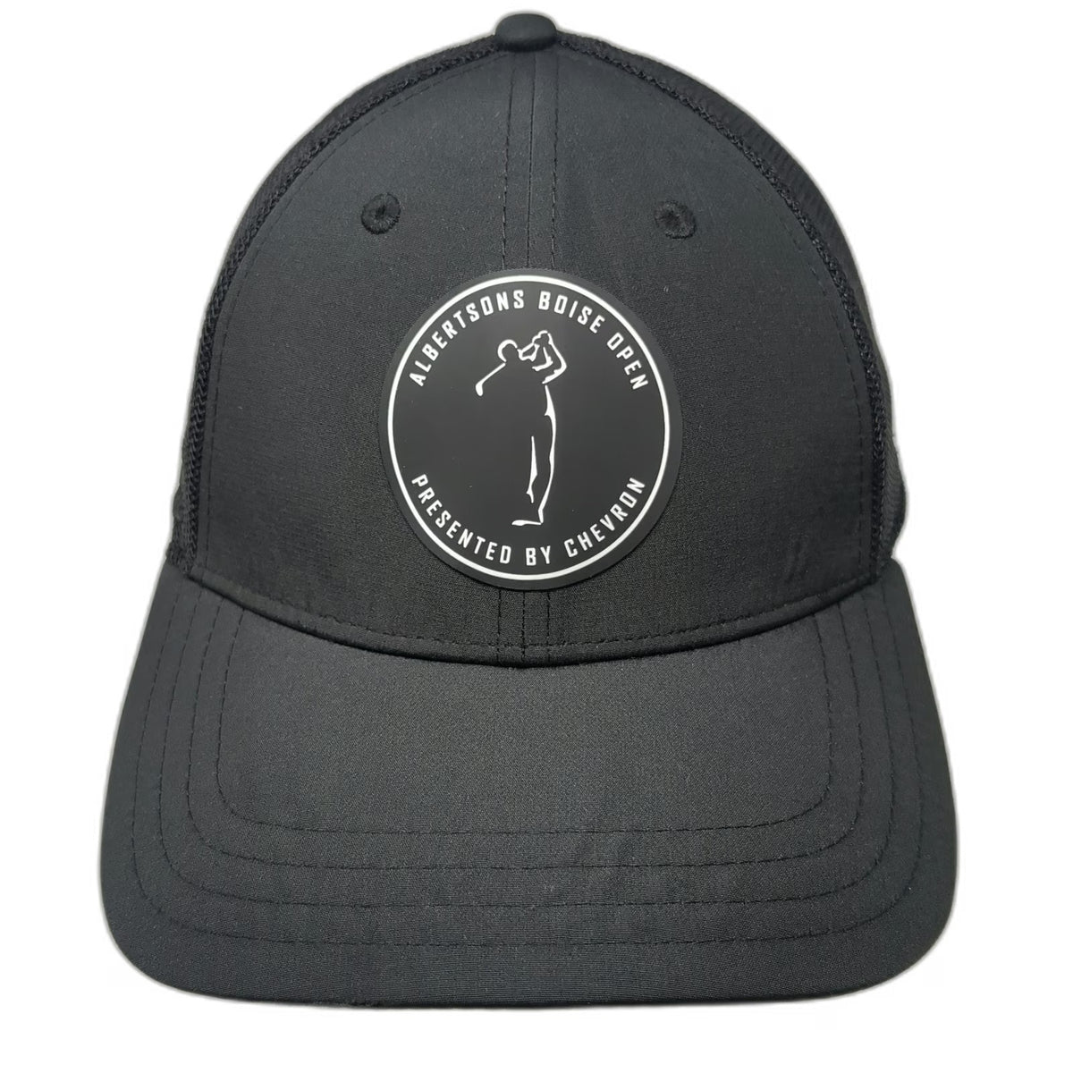 Pukka Albertsons Boise Open Chevron Golf 35 Black One Size Baseball Cap Hat