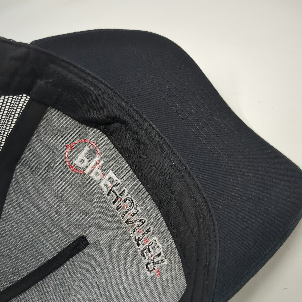 Pit Bull Pipehunter Black Trucker Hat One Size Snapback Mesh Back Embroidered