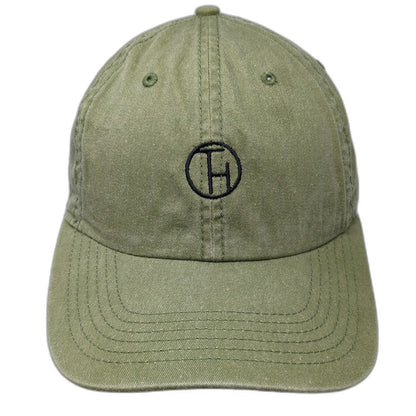 Imperial Baseball Cap Green One Size Whitefish MT Slideback Hat Cotton TH Logo