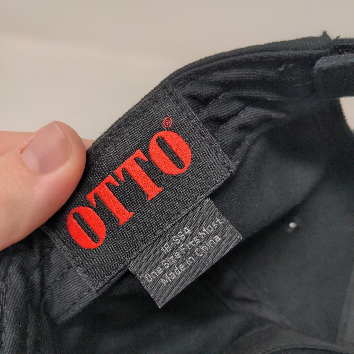 ACHD Committed To Service Strapback Hat Black OSFM Embroidered Otto