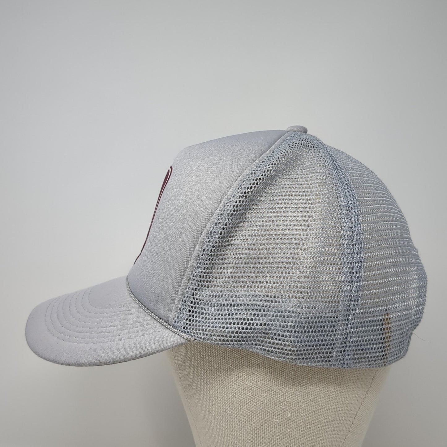 Rovor Snapback Trucker Hat Gray One Size Adjustable 6 Panel Mesh Back
