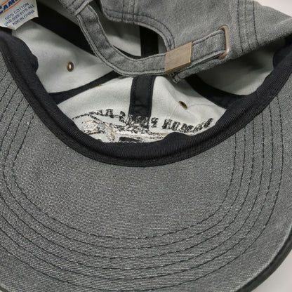 Cameo Baseball Cap Gray One Size Salmon Falls Resort Ketchikan Alaska Fishing