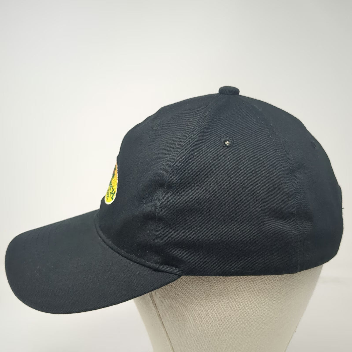 Eckrich Since 1894 Logo Baseball Cap Black One Size Strapback Embroidered Hat