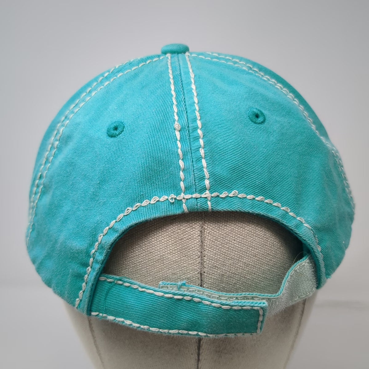 KBETHOS 5 Panel Blue OSFM Cactus Frayed Strapback Hat Southwest Serape Stitch