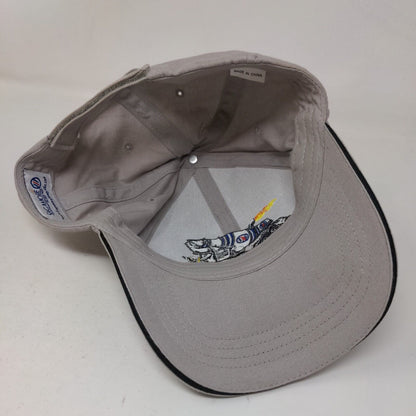 Sagamore Ready Mix Strapback Hat Gray One Size Embroidered Adjustable