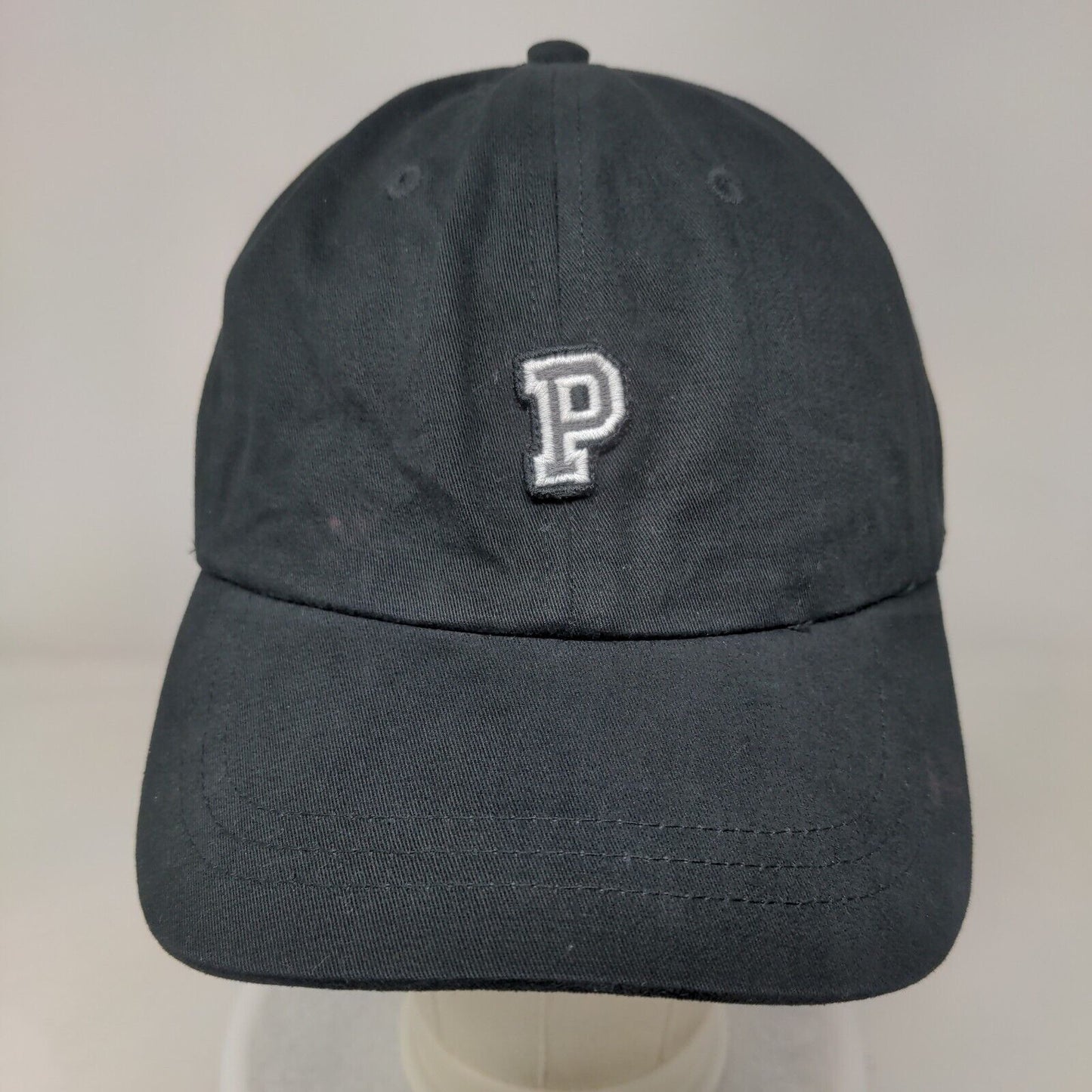 P Victoria's Secret PINK Slideback Hat Black One Size Adjustable 6 Panel