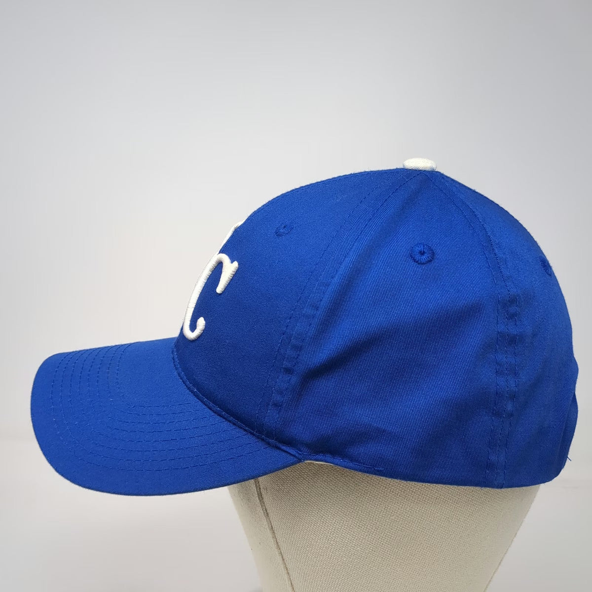 Kansas City Royals MLB Outdoor Cap Snapback Blue M Hat Stitched KC Logo 6 Panel