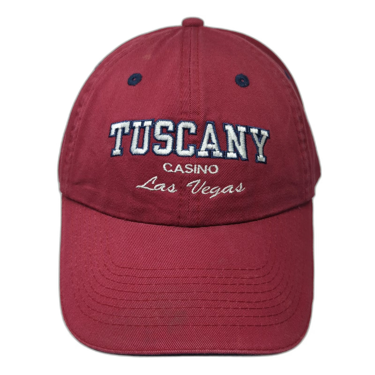 Attitude 101 Baseball Cap Red One Size Tuscany Casino Las Vegas Embroidered Hat