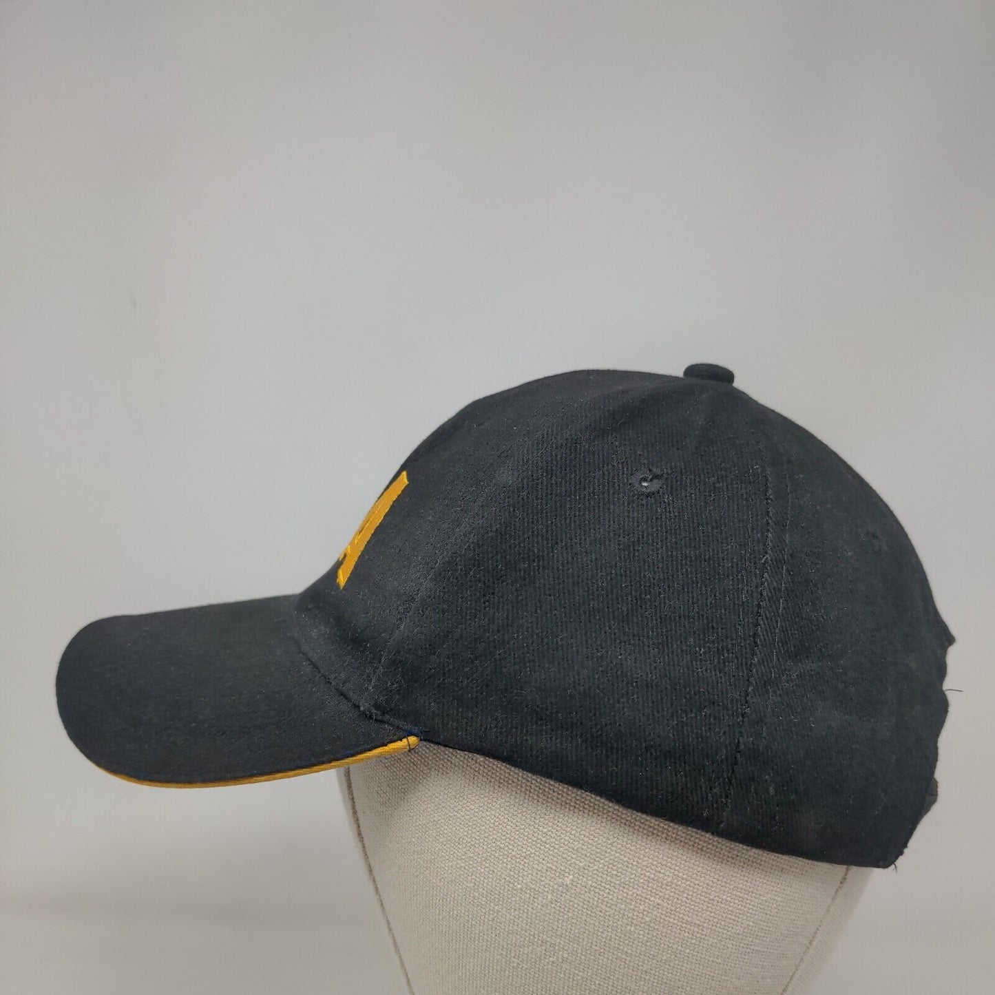 NRA Strapback Hat Black One Size Adjustable Patriotic Embroidered