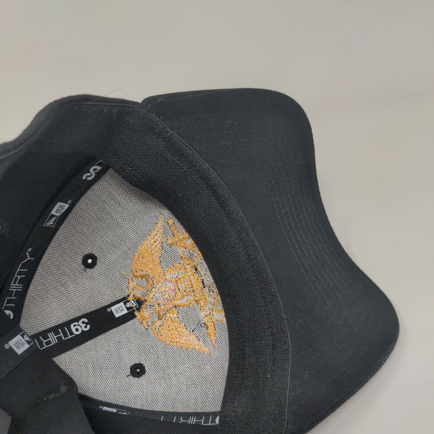 Scottish Rite Fitted Hat Black M/L Embroidered 6 Panel New Era 39Thirty