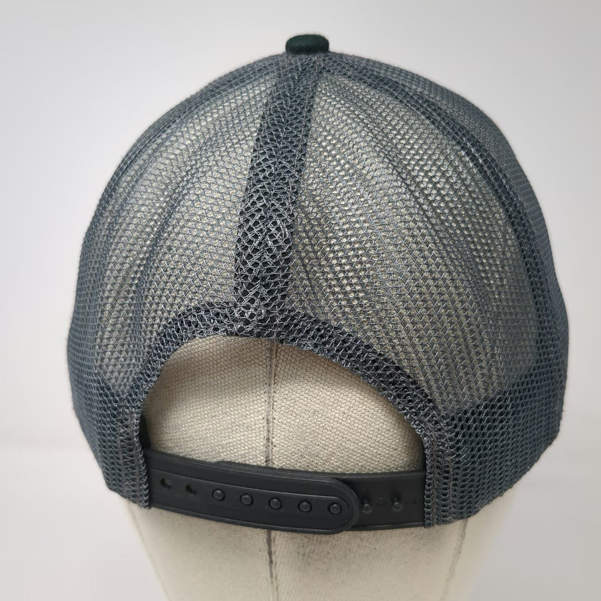 Outdoor Cap Trucker Hat Black Gray One Size Mesh Snapback Herc Entertainment