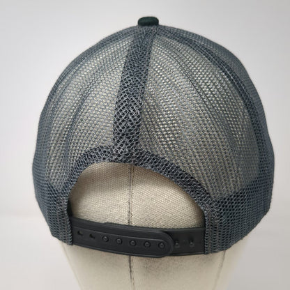 Outdoor Cap Trucker Hat Black Gray One Size Mesh Snapback Herc Entertainment