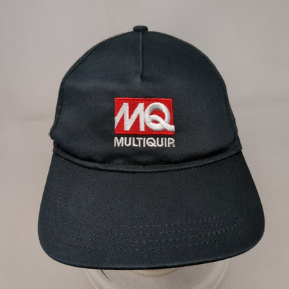 MQ Multiquip Snapback Hat Black OSFA Adjustable Embroidered Elevate