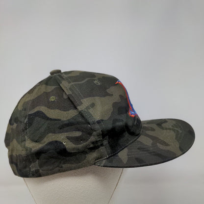 Wookles & Co. Lizard Snapback Hat One Size Camo Embroidered Adjustable