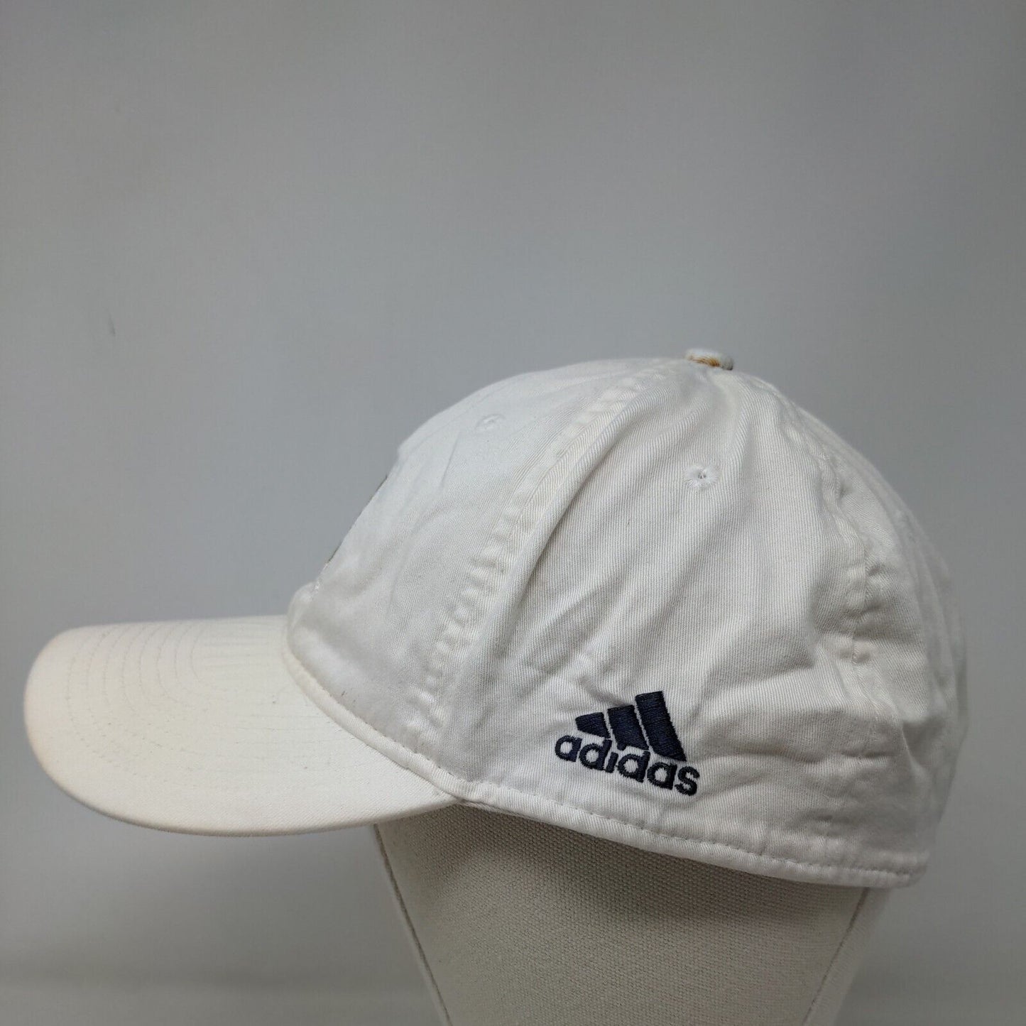 Adidas Men's Fitted Hat Cream S-M Embroidered Notre Dame Fighting Irish Logo