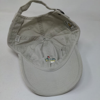 Masters Golf Slideback Hat Tan One Size Embroidered American Needle