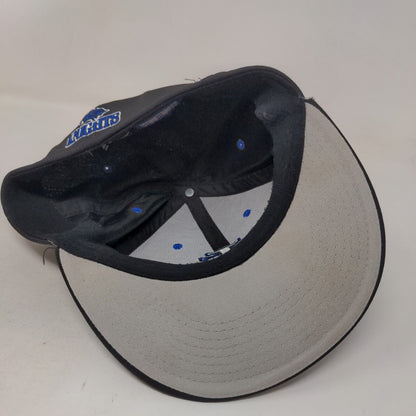 The Game Pro Men's Fitted Hat Black Small Embroidered SJ Knights Logo