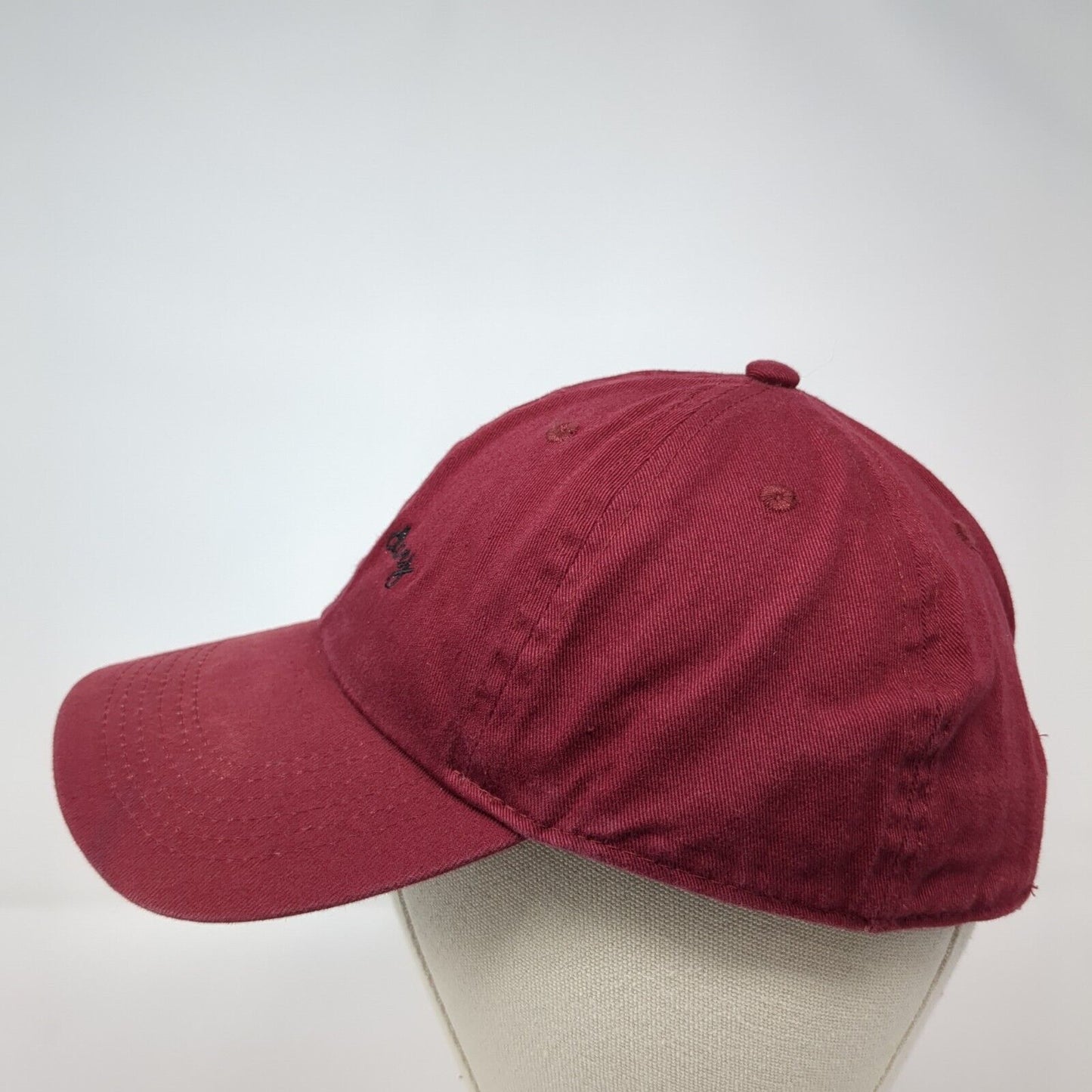 Bad Hair Day Slideback Hat Red One Size Adjustable Embroidered David And Young