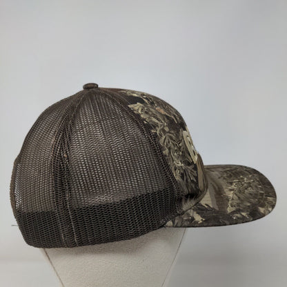MBS Manning Building Supplies Mesh Back Trucker Hat Camo One Size 6 Panel
