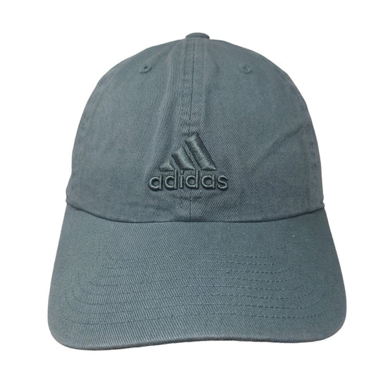 Adidas Slideback Hat Green One Size Adjustable Embroidered Climalite 6 Panel