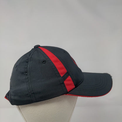 Sport-Tek Strapback Hat Black One Size Adjustable Embroidered Port Authority