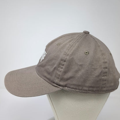 Ahead Baseball Cap Brown One Size Adams Community Bank Slideback Cotton Hat