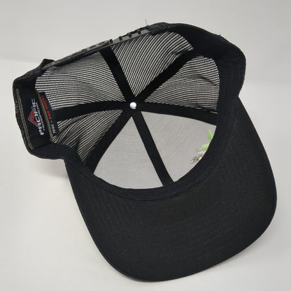 VR Snapback Mesh Back Trucker Hat Black One Size Pacific Headwear